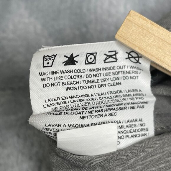 Nike Golf Shorts Womens 10 Gray Stripe Bermuda Dri Fit Mid‎ Rise Stretch Pockets - Picture 5 of 9